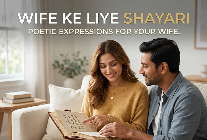 Wife Ke Liye Shayari: Simple Alfaaz, Gehri Mohabbat wife ke liye shayari