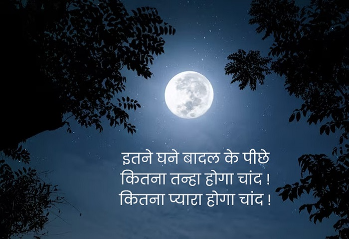 Best Moon Shayari in Hindi