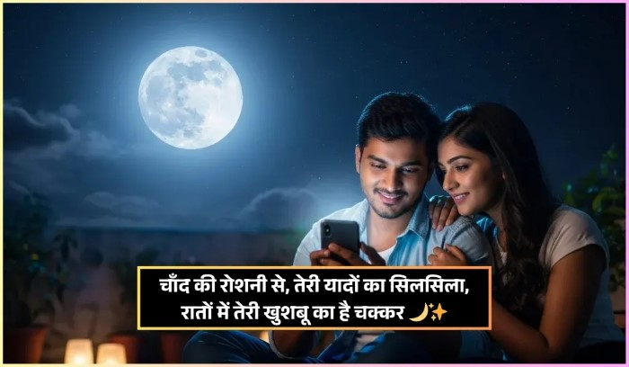 Love Moon Shayari
