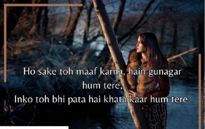 Unique Feeling Sorry Shayari