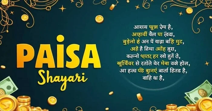 Best Paisa Shayari 2 Line Hindi